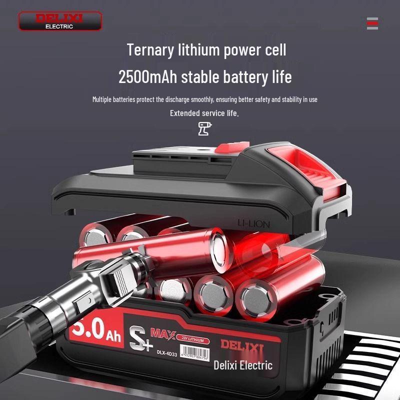Delixi Rechargeable Brushless Electric Screwdriver & Drill Combo