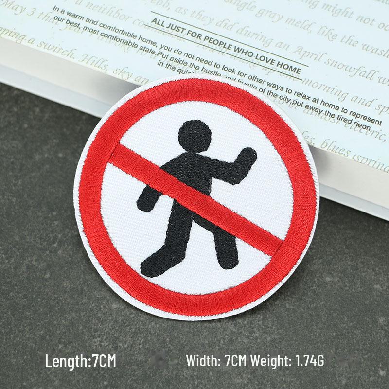 Duoku Embroidered Round Cloth Badge: Patch for Clothing & Accessories