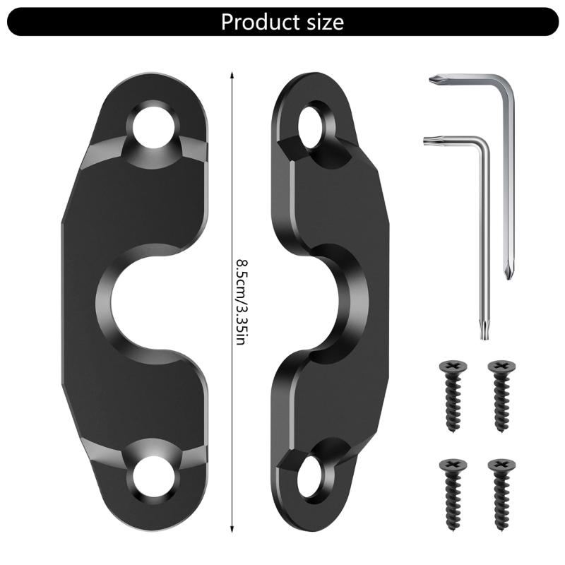 High Durability Aluminum Clamps Car Interior Sunvisors Repair Sunshade Fixing Holder Bracket Clips Suitable for 2018