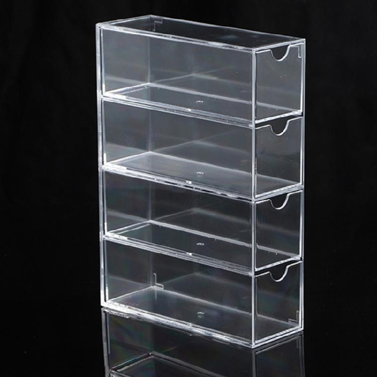 Space saving Clear Drawer Organizer Storage Box for Sunglasses and Stationery