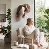 Tête de Mannequin avec Long Cou Broche Murale Prête Support Léger pour Modélistes, Magasin