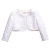 2020 Children's Lace Pearl Shawl Waistcoat, Long Sleeve Princess Jacket for Girls