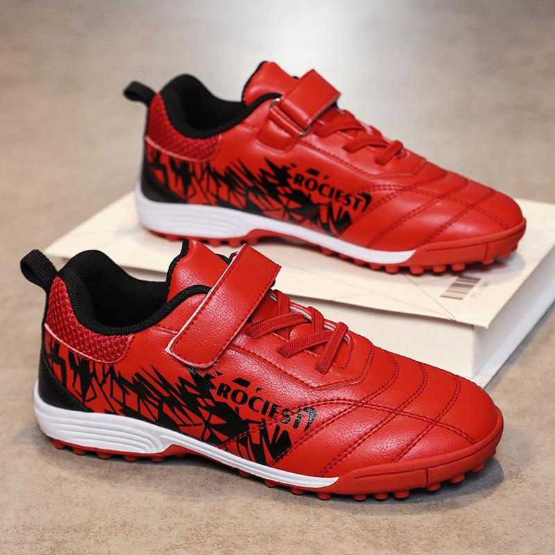 31-40 Pantofi Fotbal Copii Tineret Pantofi Fotbal Scurt Spike Velcro Antrenament Băieți Copii Ghete Fotbal