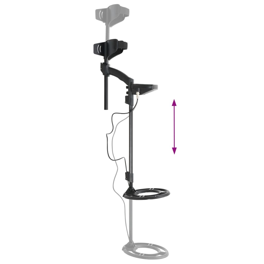Vidaxl Metal Detector With Pinpoint Function, 18 Cm