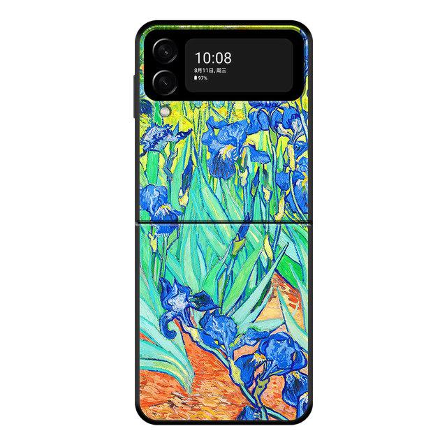 Huse tare pentru PC Van Gogh Starry Sky Art pentru Samsung Z Flip3 5g Zflip Zflip3 Flip Husa pentru telefon mobil