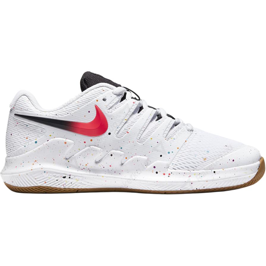Nike Vapor X Bequem Abriebfest Unterstützung Niedrig geschnitten Kindertrainingsschuhe Weiß Unisex AR8851-108