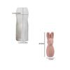 Long-Eared Rabbit Mold Flexible Resin Silicone Mold Bow Rabbit Candle Mold  For Diy Crafts Molds For Aromatherapy Candle