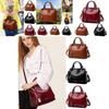 Elegant Women's Pu Leather Shoulder Bag With Soft Material And Retro Design