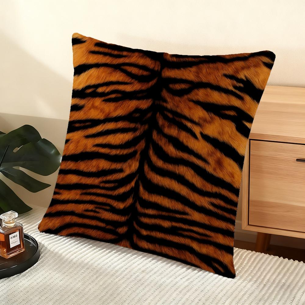 Animals T-Texture Bzt Cushion Cover Soft Short Plush Pillow Cover Smooth Cozy Texture Aesthetic Cushion Case Home Decor