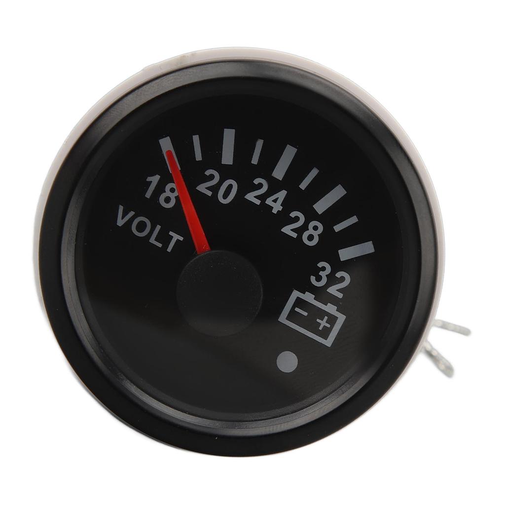 52MM Voltage Meter 9 To 32V Highly Accurate Pointer Voltmeter with Backlight For RVs Yacht Fishing Boats Ships