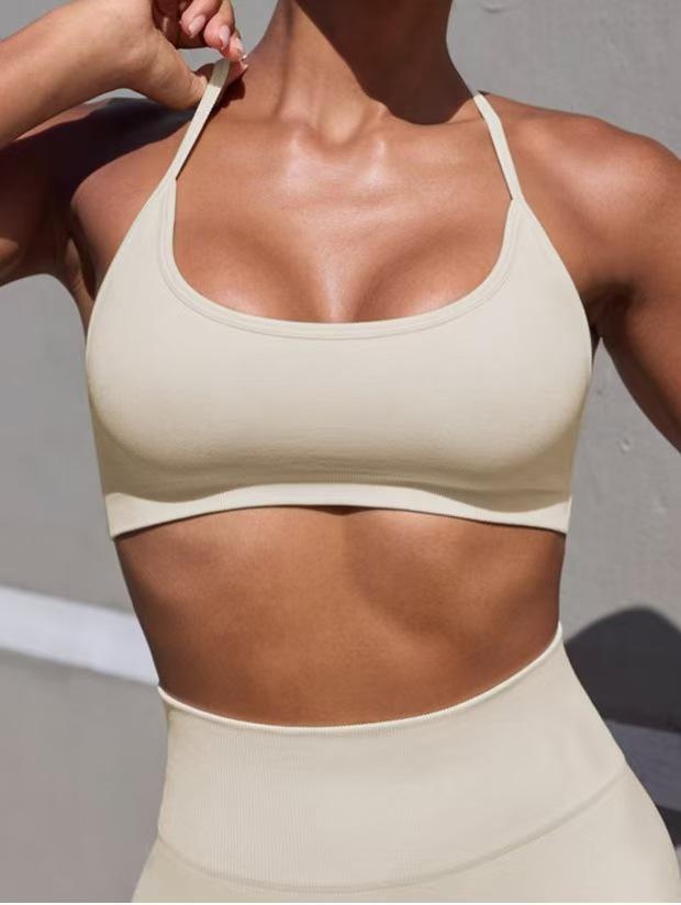 Reggiseno Sportivo Senza Cuciture ad Asciugatura Rapida CrossBO&TEE - Elegante, Sexy e di Supporto per Fitness all'Aperto e Yoga