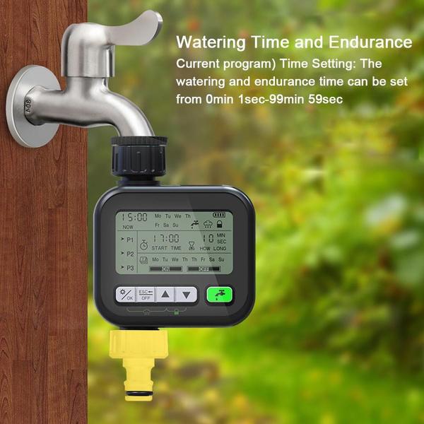 Gartenbewässerungstimer Automatisches Bewässerungsgerät Garten Regensensorsteuerung Intelligenter Bewässerungssystem-Controller