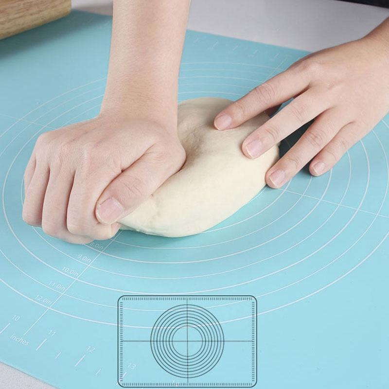 Food Grade Household Rolling Mat Floor Mat Mat Non-Stick Thickened Panel Baking Mat With Rolling Pin