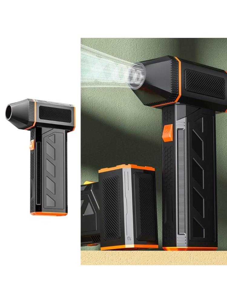 F31 Luftgebläse Leistungsstarker Jet-Ventilator 2500mAh Akku, 120000 U/min Motor Einstellbar zum Aufblasen, Reinigen und Trocknen