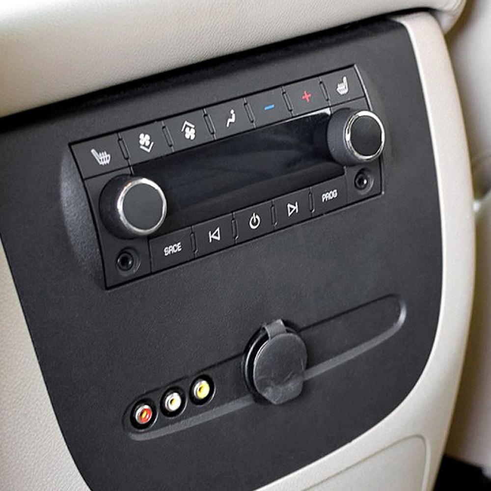 New 2Pcs Rear Control Knob Audio Radio Fits For Escalade Enclave Tahoe Chevrolet GMC