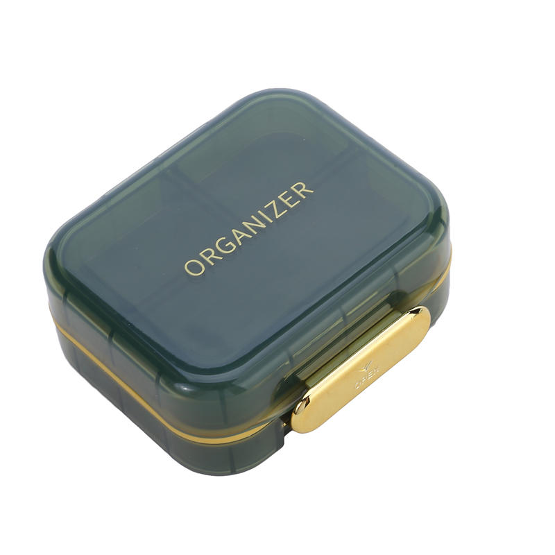 Små pilleetuier Organiseringsboks Ukentlig reise Pilleorganisator Bærbar pilleveskeholder containerboks