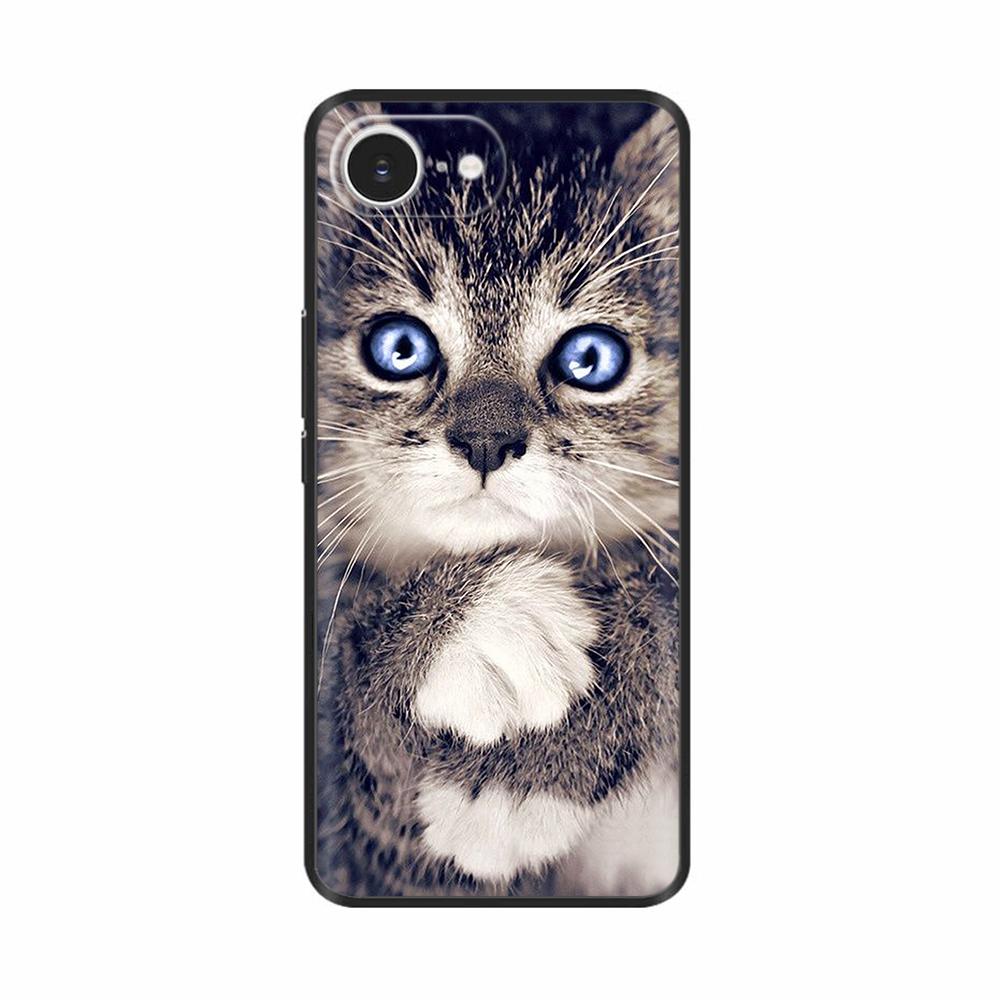 For iPhone 16e Case Black Silicone Painted Case For iPhone 16e Cover TPU Anti-drop Phone Protector Cover For iPhone 16 E Cases