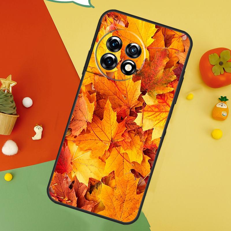 Autumn Leaves Case For OnePlus 15 12 12R 13T 13R 13 11 9 10 Pro 10T 8T Nord 5 CE 2 3 4 Lite N20 N30 Cover