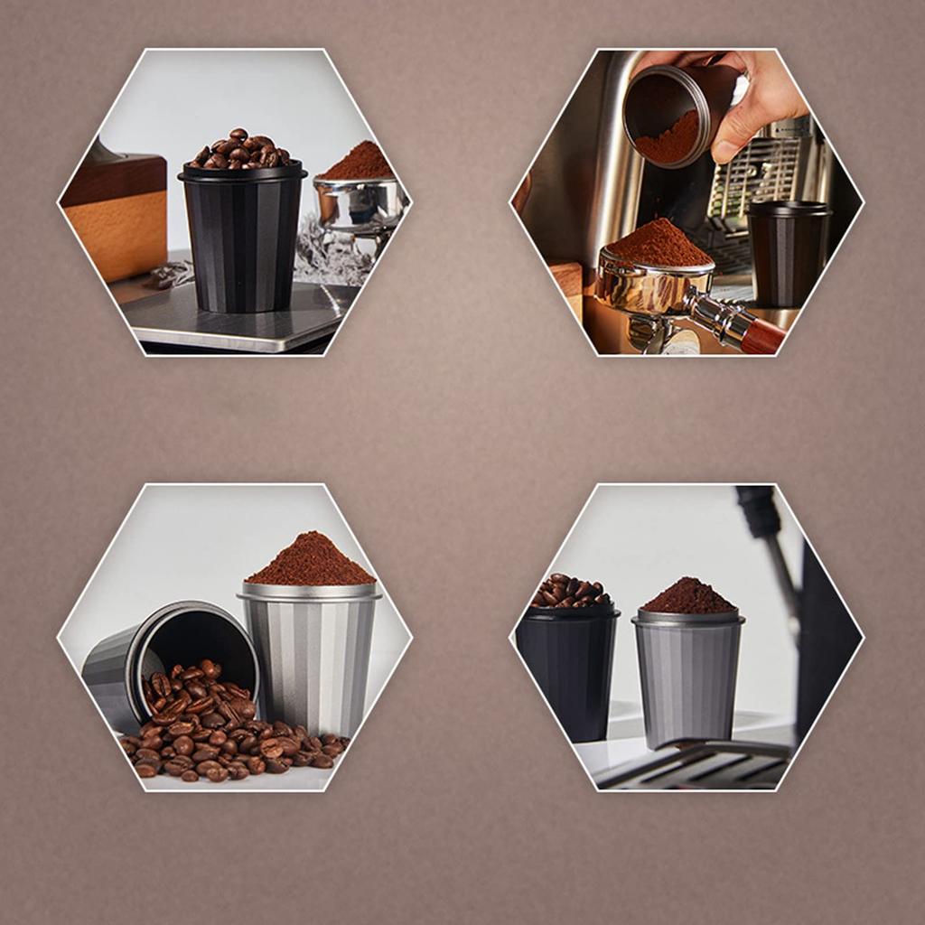 54mm Aluminum Alloy Coffee Dosing Large Dishwasher for Coffee Machines Cup, Anti-Fall Powder, Capacity, Safe,