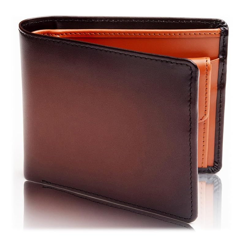 

wallet men s bifold [Posted on Tokoro George s Setagaya base] bi-fold antique leather bifold wallet 10 DBR-CML