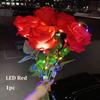 5 Colors Simulated Luminous Rose DIY Party Decoration Festival Supplies DIY Party Decoration Small Rose Wedding Fake Flowers