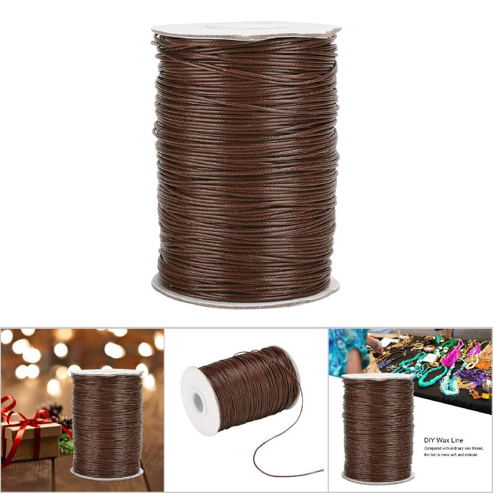 175 Yards Waxed Cotton Cord Wax Coated Macrame Rope Flexible Beading Thread DIY Jewelry Making