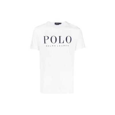 Polo Ss22 Large Logo Letter Print Crew Neck Short Sleeve T-Shirt Men Tops White 710860829-008