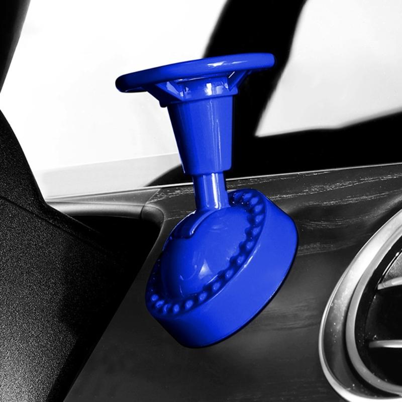 Metal 3D Steering Wheel Pattern Push Start Button Cover For Cars With 3 Color Option Universal Fit Easy Installation