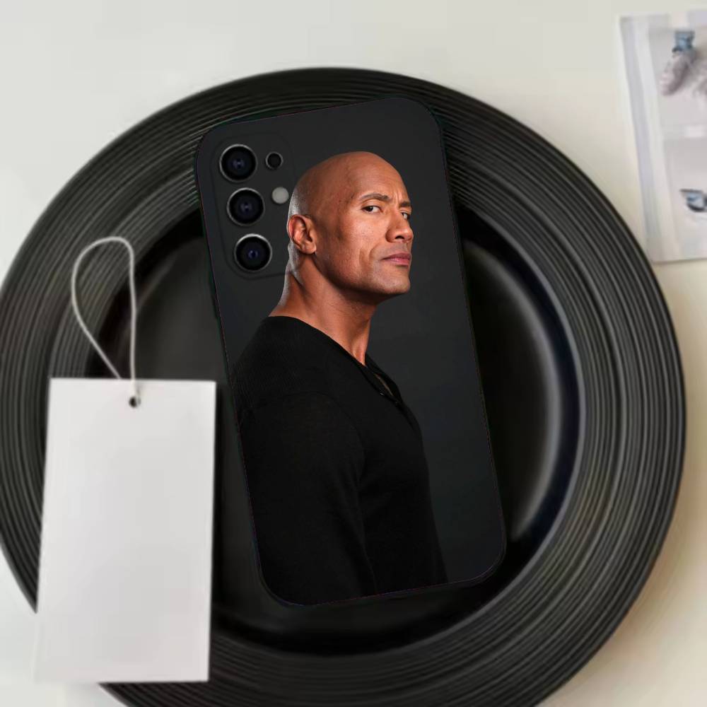 Actor D-Dwayne J-Johnson Phone Case Black Silicone Soft For Samsung S25,S24,S21,S22,S23,S30,Ultra,S20,Plus,Fe,Lite