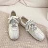 College style retro color matching flat bottom women's new fashion versatile comfortable and lightweight