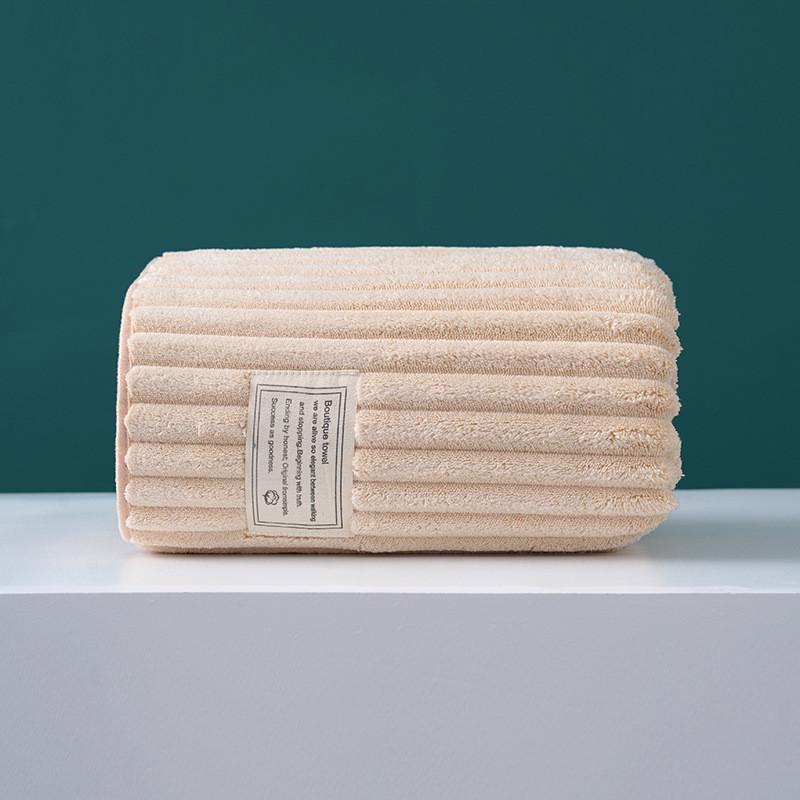 Coral Fleece Bath Towel With Absorbent Softness For Adults And Beach Use
