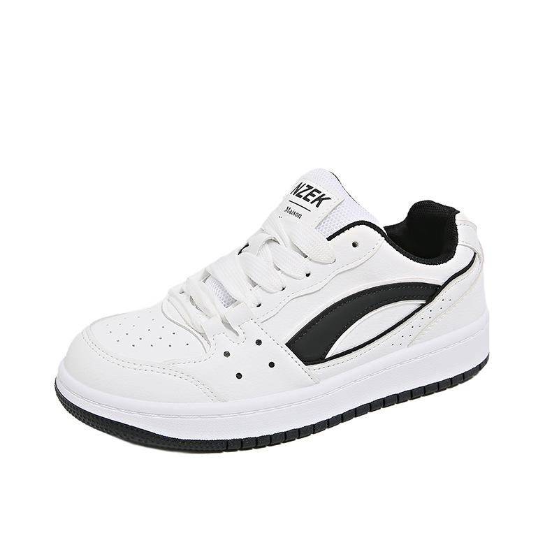 

Оригинальные трендовые кеды женские 2025 новая весна и осень национальный тренд повседневная обувь скейтборд спортивная обувь студенческие белые кеды 40 чёрный