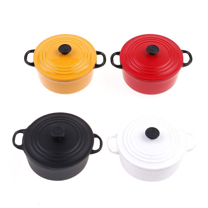 34*17mm 1:12 dollhouse miniature kitchen cooking ware pot boiler pan toy