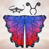 Butterfly Pinions with Mask and Headband One-Size for Cosplayers