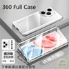 Capa Completa 360 Para Honor 400 Pro Case Honor400 400Pro 5G Adsorção Magnética Dupla Face Metal Vidro Temperado Capa de Proteção