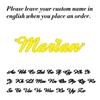 Custom Necklace for Women Personalised Cursive Letter Pendant Stainless Steel Jewelry Men Chain Choker Collar Personalizado