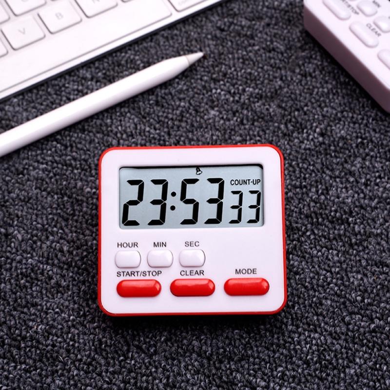 Digital Kitchen Timer Magnetic Countdown Up Cooking Timer Loud Alarm Magnet & Stand Large Display Classroom Timer Gift