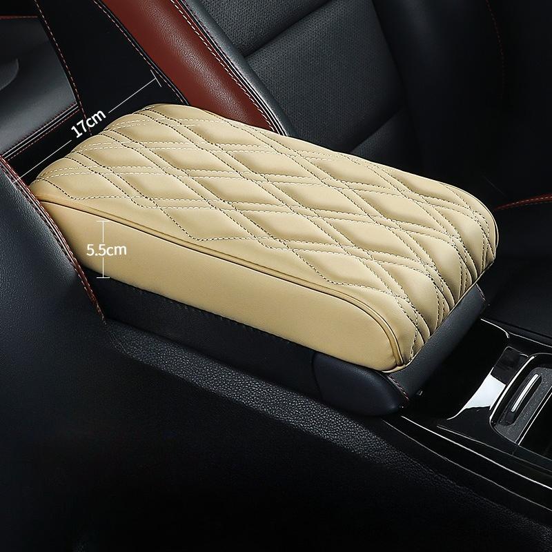 

Car Armrest Mat PU Leather Center Console Arm Rest Protection Cushion Auto Armrests Storage Box Pad For Cooper F55 F56 F57