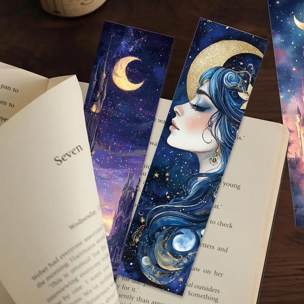 32pcs, Astronomy Bookmarks, Back to School Season, Christmas, Halloween, Suitable for Teachers, Readers, and Birthday Gifts.
