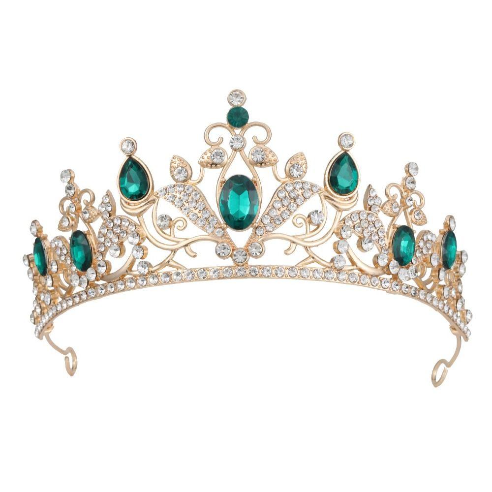 Alloy Crystal Headband Adjustable Wedding Hair Accessory Bridal Tiara Crown Princess Cosplay