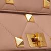 Valentino Roman Stud Quilted Diamond Pattern Lambskin Handheld Shoulder Crossbody Bag Medium Women Bags Cinnamon-Pink WW2B0I82BSFGF9