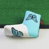 Golf-Putter-Abdeckung, Golfschläger-Schutz mit Magnetverschluss, wasserdichter Stoff, Schmetterlingsstickerei, feine Nähte, Golfschläger-Kopfbedeckung, Zubehör