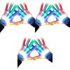 Quality Led Gloves With Luminous Core And Versatile Color Modes For Parties**