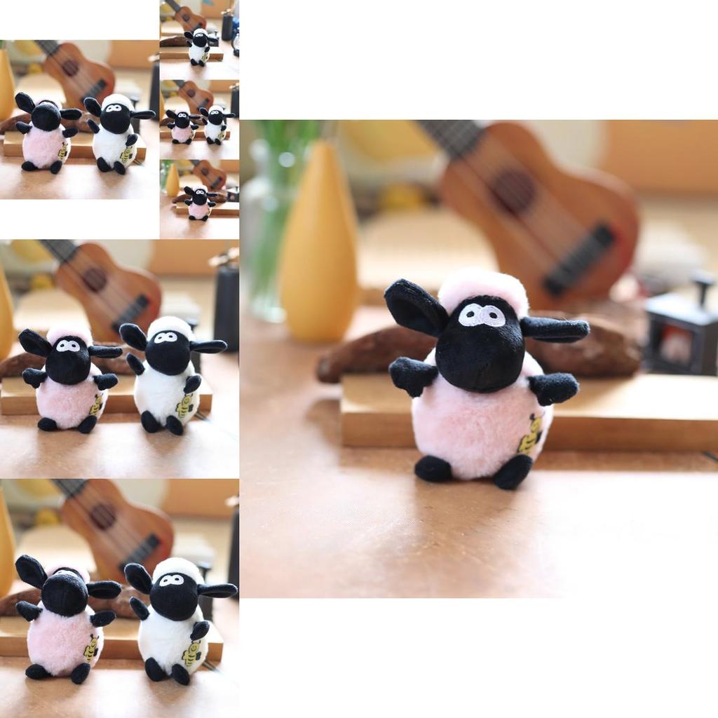 Adorable Plush Sheep Keychain Soft And Fluffy Bag Charm Cute Toy Doll