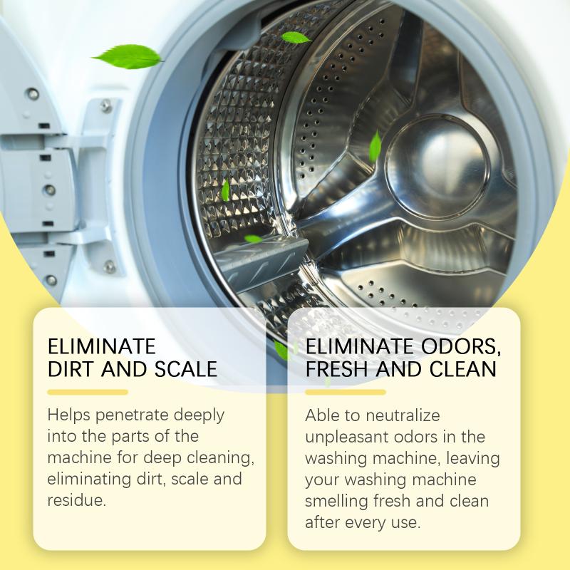 Washing Machine Cleaner Household Washing Machine Drum Deep Cleaning Liquid Daily Effective Stain And Odor Removal Cleaner 100Ml 1pcs