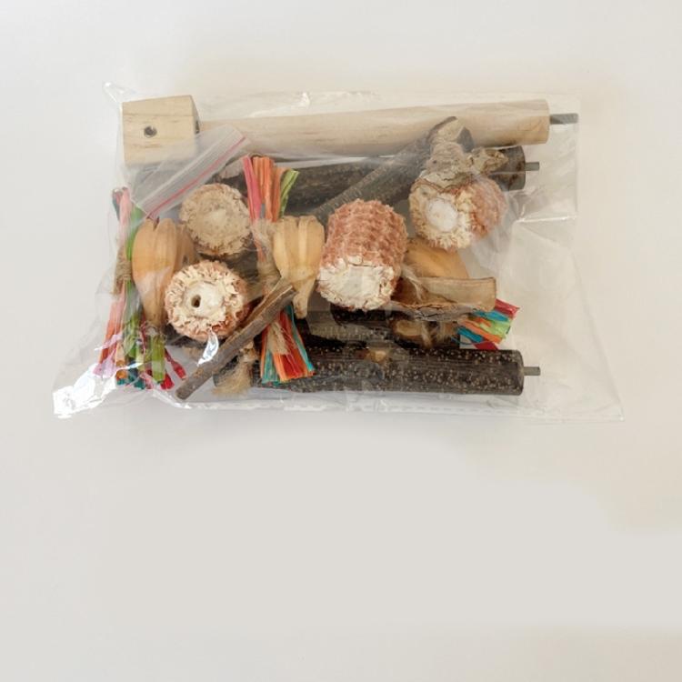 Multifunctional Parrots Stand Rotating Scratchers Toy for Conure Budgies