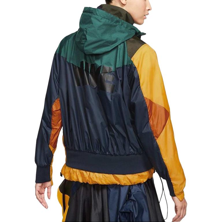 Nike X Sacai Hooded Anorak 'University Gold/Sequoia' CD6298-739