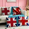 British National Flag Culture Pillow Case Square DoubleSided Sofa Cushion Cover Bedroom Bedside Pillow