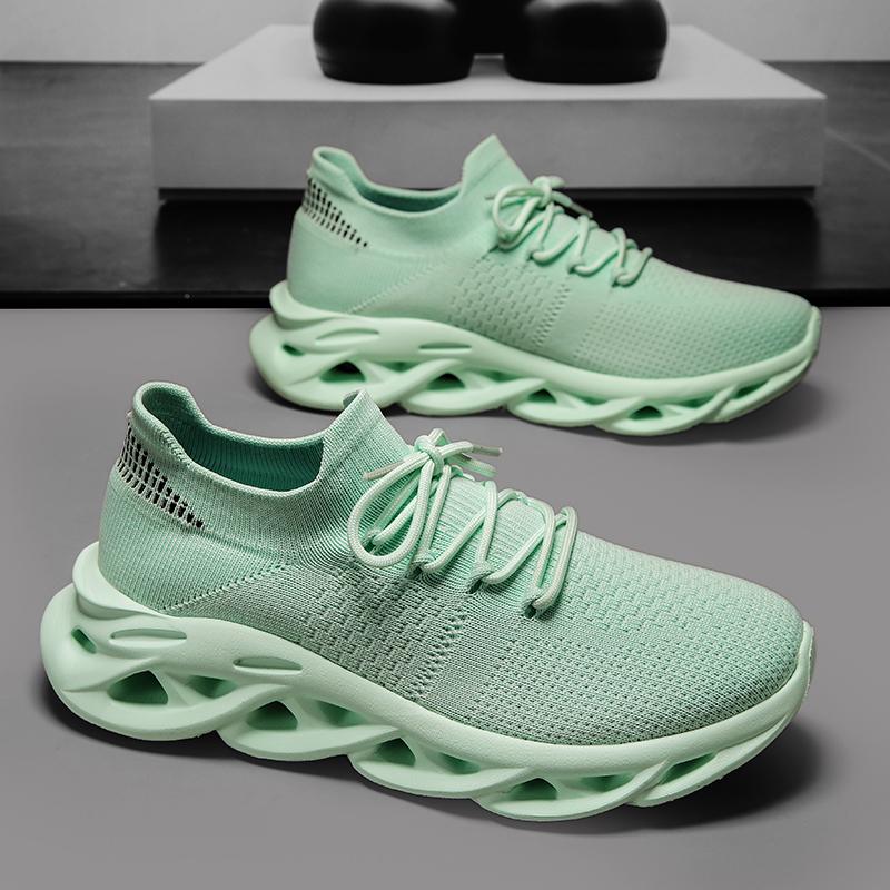 Fashion High Quality Breathable Summer Mesh Elastic New Lightweight Thick Sole Designer Casual Running Men's Shoes Zapatillas Informales