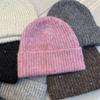 Simple Wool-blend Knitted Wool Hat Women's Fashionable Silver Sequined Ear Protectors Warm Cold Hat